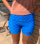 ECO SurfShorts - High Waist Checkers