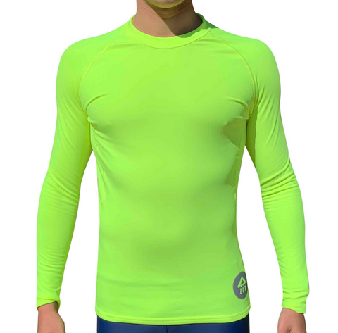 Downwind Thermal Paddling Top - Hi-Vis Yellow