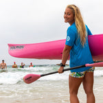 Ladies Downwind Paddling Top - Cyan