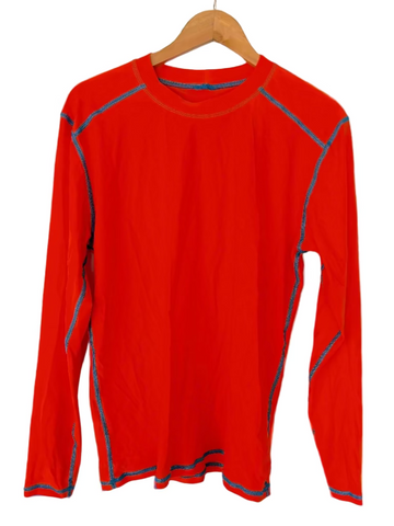 Orange Long Sleeve top | Sample | Large