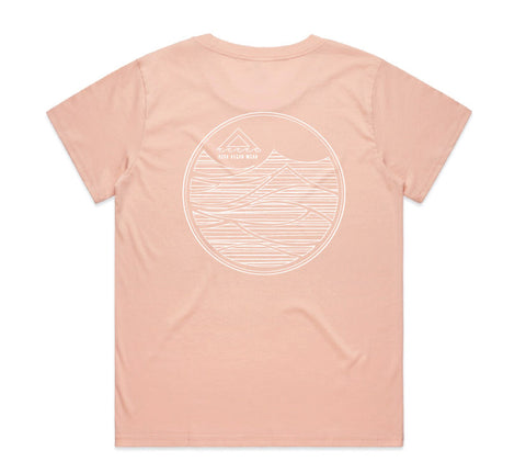 Womens KAI's Tee - Pale Pink