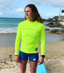 Downwind Thermal Paddling Top - Hi-Vis Yellow