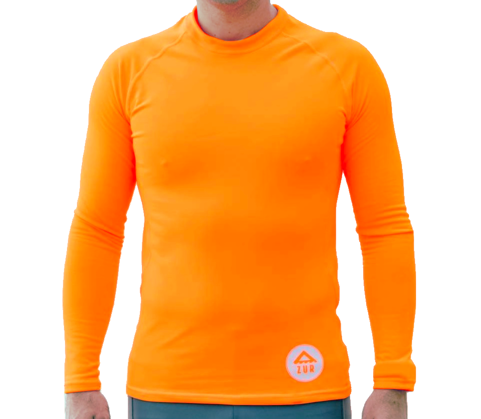 orange thermal top