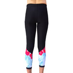 Kids SurfFleece Thermal Tights - Hibiscus